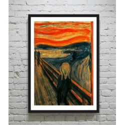 Edvard Munch-THE SCREAM poster korniza