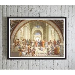 Raphael School of Athens poster κορνιζα