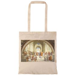Raphael School of Athens tote bags