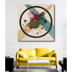 Vassily Kandinsky Circles in a Circle Αντίγραφο πίνακα σε καμβά