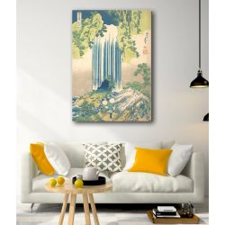 YORO WATERFALL - KATSUSHIKA HOKUSAI ΑΝΤΙΓΡΑΦΟ ΠΙΝΑΚΑ ΣΕ ΚΑΜΒΑ