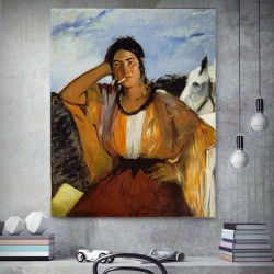 Edouard Manet Gitane avec une cigarette Εντουάρ Μανέ Γύφτισσα με τσιγάρο