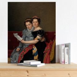 Jacques Louis David The Sisters Zénaïde and Charlotte Bonaparte