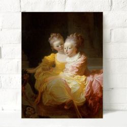 Jean Honoré Fragonard Sisters Πίνακας σε Καμβά
