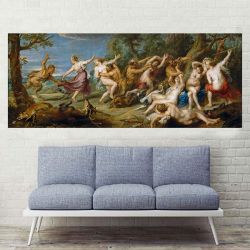 Rubens Peter Paul Diana and her Nymphs surprised by Satyrs