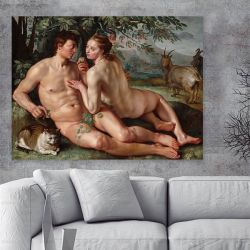 Hendrick Goltzius - The Fall of Man Πίνακας σε Καμβά