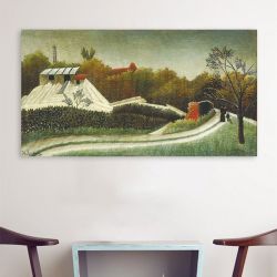 Henri Rousseau Sawmill Outskirts of Paris
