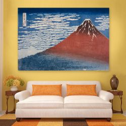 Hokusai Fine Wind,Clear Morning Κατσουσίκα Χοκουσάι Πίνακας σε Καμβά