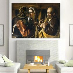 Caravaggio The Denial of Saint Peter Πίνακας σε Καμβά