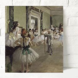 Edgar Degas The Dance Class Έντγκαρ Ντεγκά Πίνακας σε Καμβά