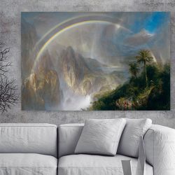Frederic Edwin Church Rainy Season in the Tropics Πίνακας σε καμβά