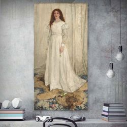 James Abbott McNeill Whistler The White Girl Πίνακας σε Καμβά
