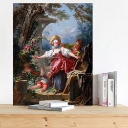 Jean Honoré Fragonard Blind Man’s Buff Πίνακας σε Καμβά