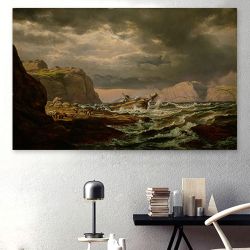 Johan Christian Dahl Shipwreck on the Coast of Norway