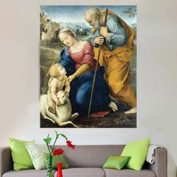 Raphael Holy Family with the Lamb Αγία Οικογένεια με το αρνί Πίνακας του Ραφαήλ