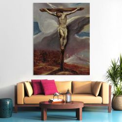 Christ on the Cross El Greco Πίνακας σε Καμβά