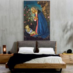 Botticelli The Virgin Adoring the Sleeping Christ Child