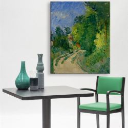 Paul Cézanne Bend in the Road Through the Forest