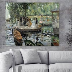 CLAUDE MONET La Grenouillère Κλοντ Μονέ Μπάνιο στη Γκρενουγιέρ