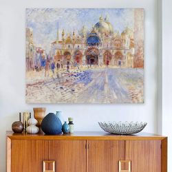 Pierre Auguste Renoir The Piazza San Marco Venice Πιερ Ογκίστ Ρενουάρ Πλατεία Αγίου Μάρκου