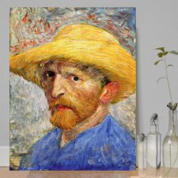 Vincent Van Gogh Self- Portrait with Straw Hat