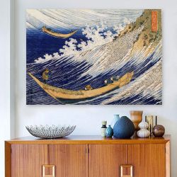 Hokusai Ocean waves Κατσουσίκα Χοκουσάι Πίνακας σε Καμβά