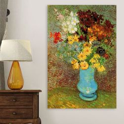 VAN GOGH VASE WITH DAISIES AND ANEMONES