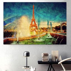 Πύργος του Άιφελ με Συντριβάνια Παρίσι Eiffel Tower with Fountains Paris