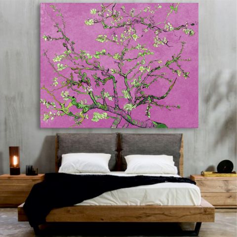 Vincent Van Gogh – Mandorlo in fiore pink varation