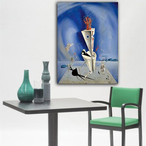 DALI APPARATUS AND HAND αντίγραφο πίνακας σε καμβα