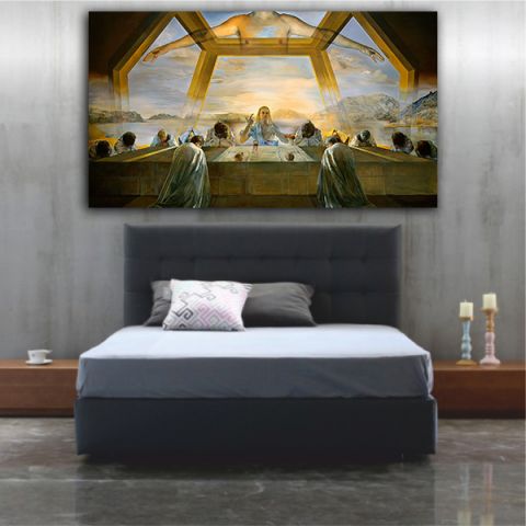 DALI LAST SUPPER αντίγραφο πίνακας σε καμβα canvas