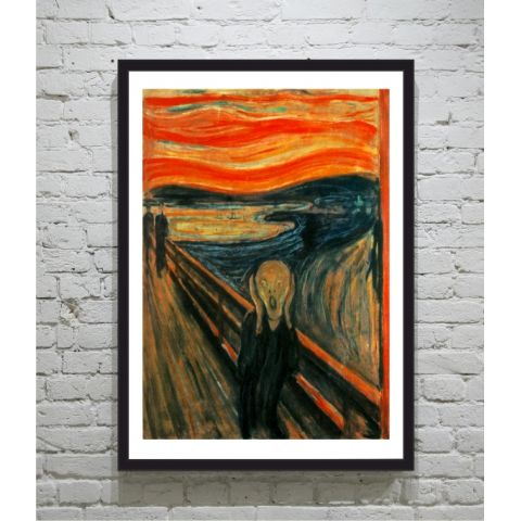 Edvard Munch-THE SCREAM poster korniza