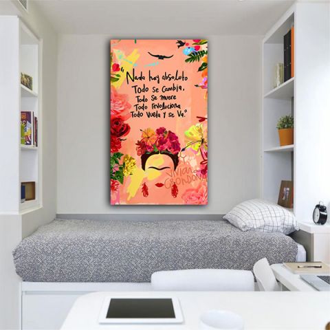 Frida Kahlo todo Πίνακας σε καμβά