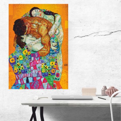 Gustav klimt The family reart  Αντίγραφο Πίνακας σε Καμβά