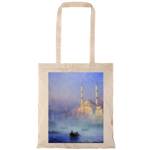Ivan Aivazovsky Constantinople la mosquée de Top Kahné tote bags