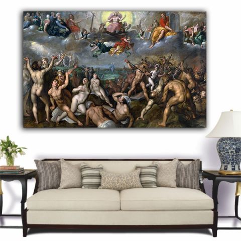 Jacob de Backer Last Judgement Πίνακας σε καμβά