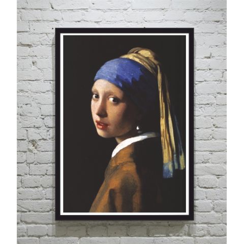 Johannes Vermeer Girl With A Pearl Earring poster κορνίζα