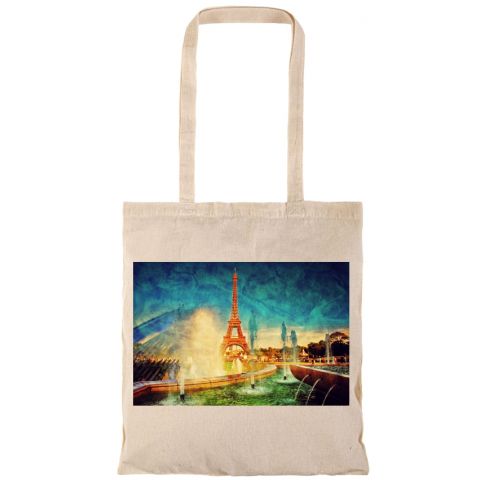 Paris Eiffel towerview tote bags Αιφελ Παρισι τσαντα