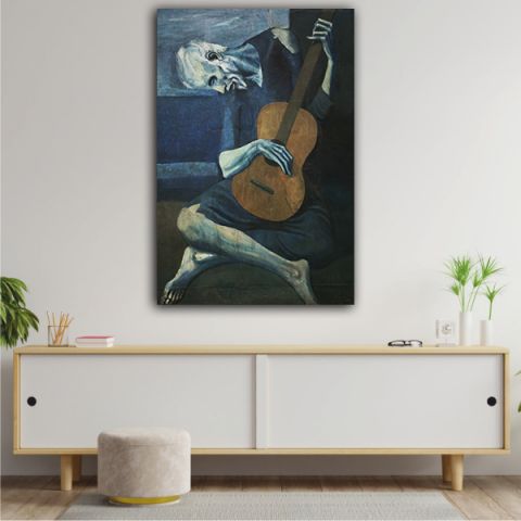 Picasso Old guitarist Πίνακας σε καμβά