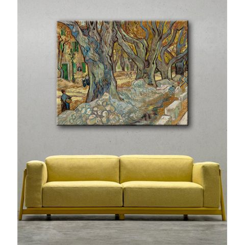 Vincent van Gogh The Large Plane Trees Aντίγραφο Πίνακα σε καμβά
