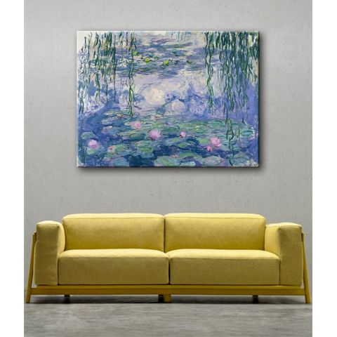 Water lilies  Claude Monet Αντίγραφο Πίνακα Σε Καμβά