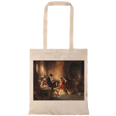 Νικόλαος Γύζης Το κρυφό σχολείο tote bags