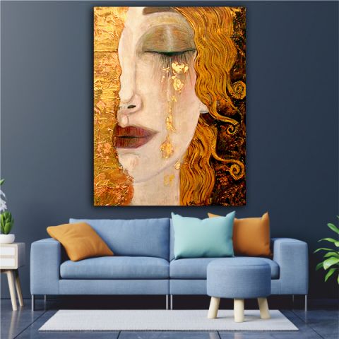 Freya&#039;s tears Klimt Gustav Πίνακας ζωγραφικής σε καμβά