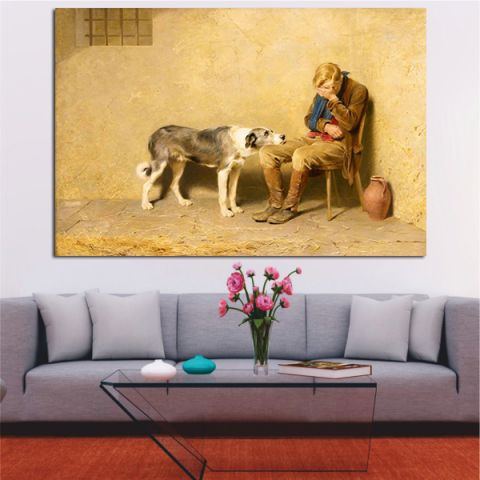 Briton Riviere Fidelity Πίστη Πινακας σε καμβα