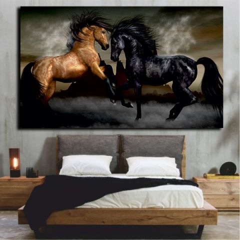 HORSES ΠΙΝΑΚΑΣ ΣΕ ΚΑΜΒΑ