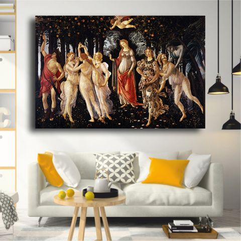 La Primavera Sandro Botticelli πίνακας σε καμβά
