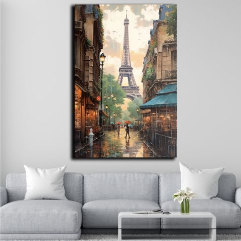 PARIS-EIFFEL TOWER ΠΙΝΑΚΑΣ ΣΕ ΚΑΜΒΑ CANVAS