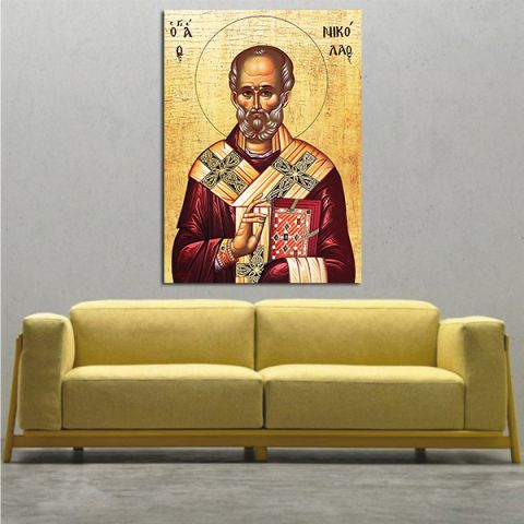 Άγιος Νικολαος πίνακας σε καμβά canvas