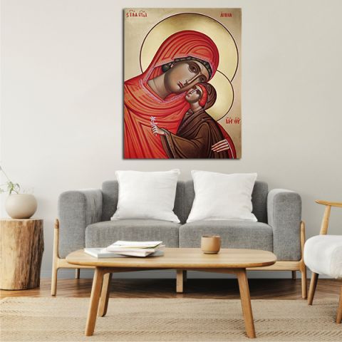 Η Αγία Άννα με την Παναγία πίνακας σε καμβά canvas