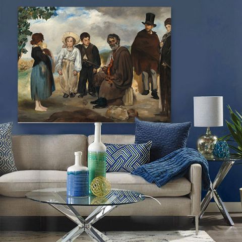 Edouard Manet Le Vieux Musicien Εντουάρ Μανέ Ηλικιωμένος μουσικός